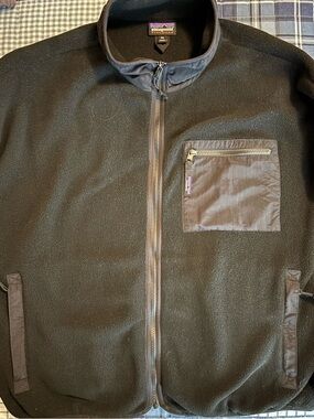 Patagonia Black Full-Zip Teddy Fleece Jacket